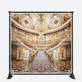 Aperturee - Gorgeous Golden Palace Photo Architecture Backdrop